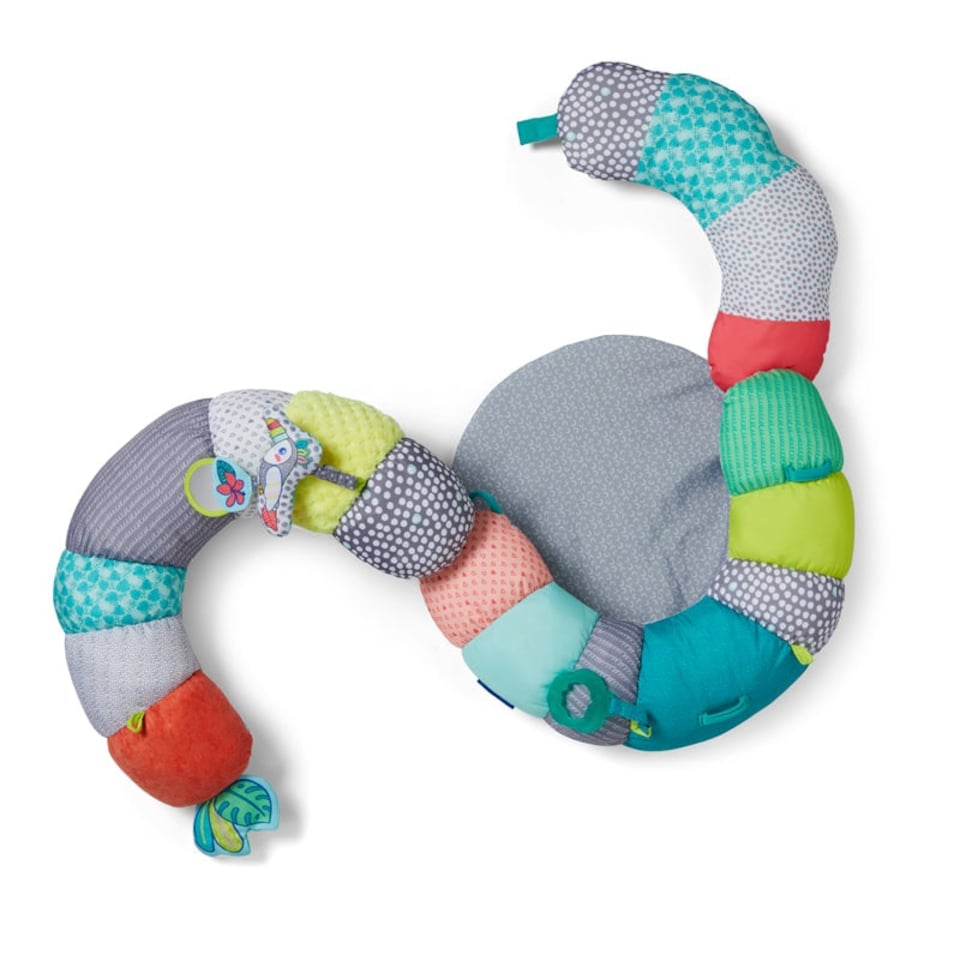 image 1 of Infantino Prop-A-Pillar Tummy Time & Seated Support Pastel