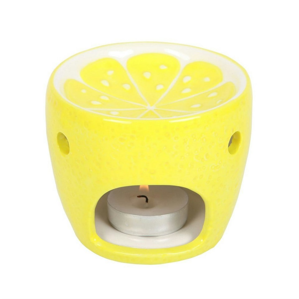 image 1 of Something Different Lemon Oil Burner - Yellow - One Size