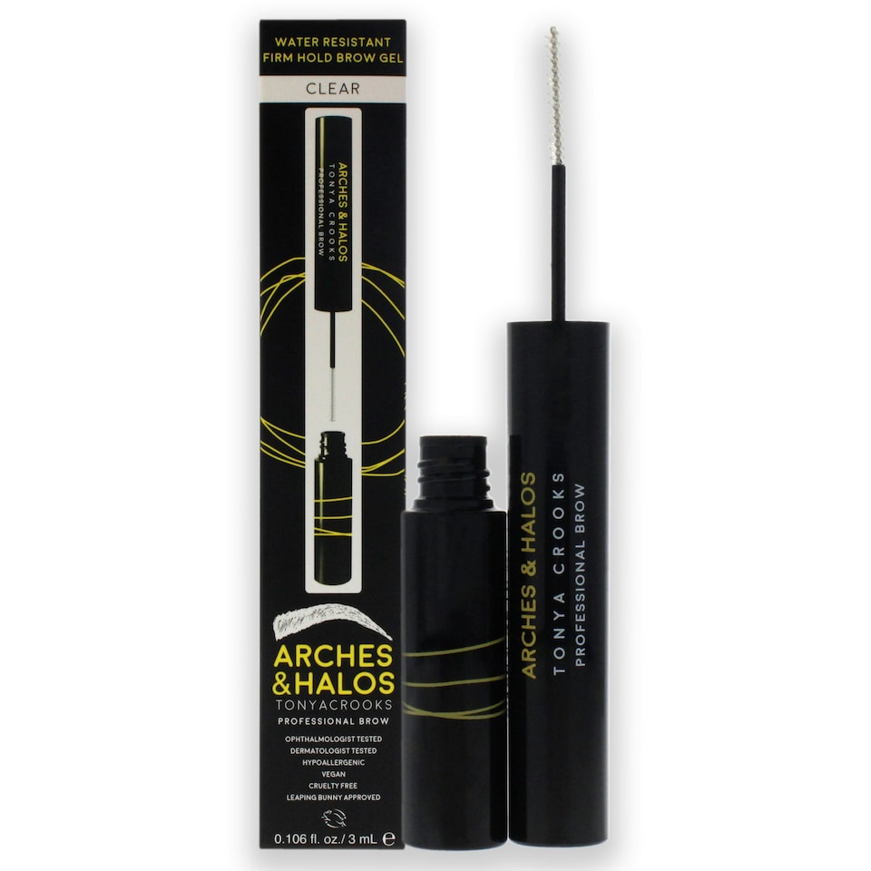 image 1 of Water Resistant Firm Hold Brow Gel - Clear by Arches and Halos for Unisex - 0.106 oz Gel