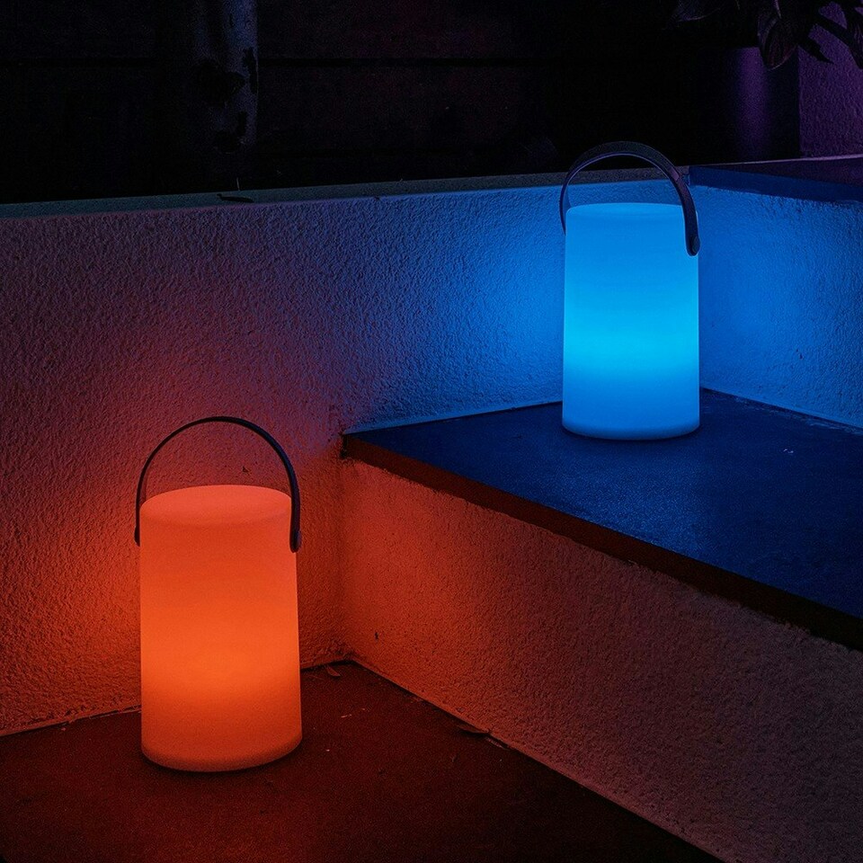 image 1 of ValueLights Daomu Pair of White Outdoor Decorative Light White