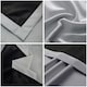 image 2 of Grey Total Blackout Thermal Eyelet Curtains - 46 x 72 Inch Drop - 2 Panel Grey