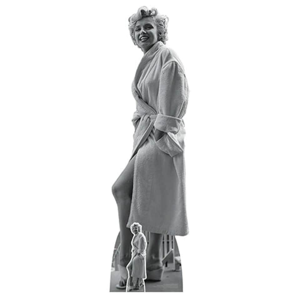 Marilyn Monroe Bathrobe Lifesize Cardboard Cutout 176cm
