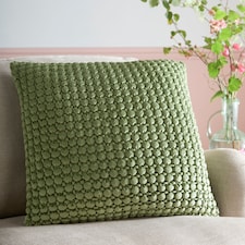Appletree Bobble Filled Cushion Olive