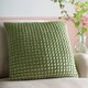 image 1 of Appletree Bobble Filled Cushion Olive