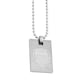 image 2 of Arsenal FC Crest Dog Tag And Chain - Silver - One Size