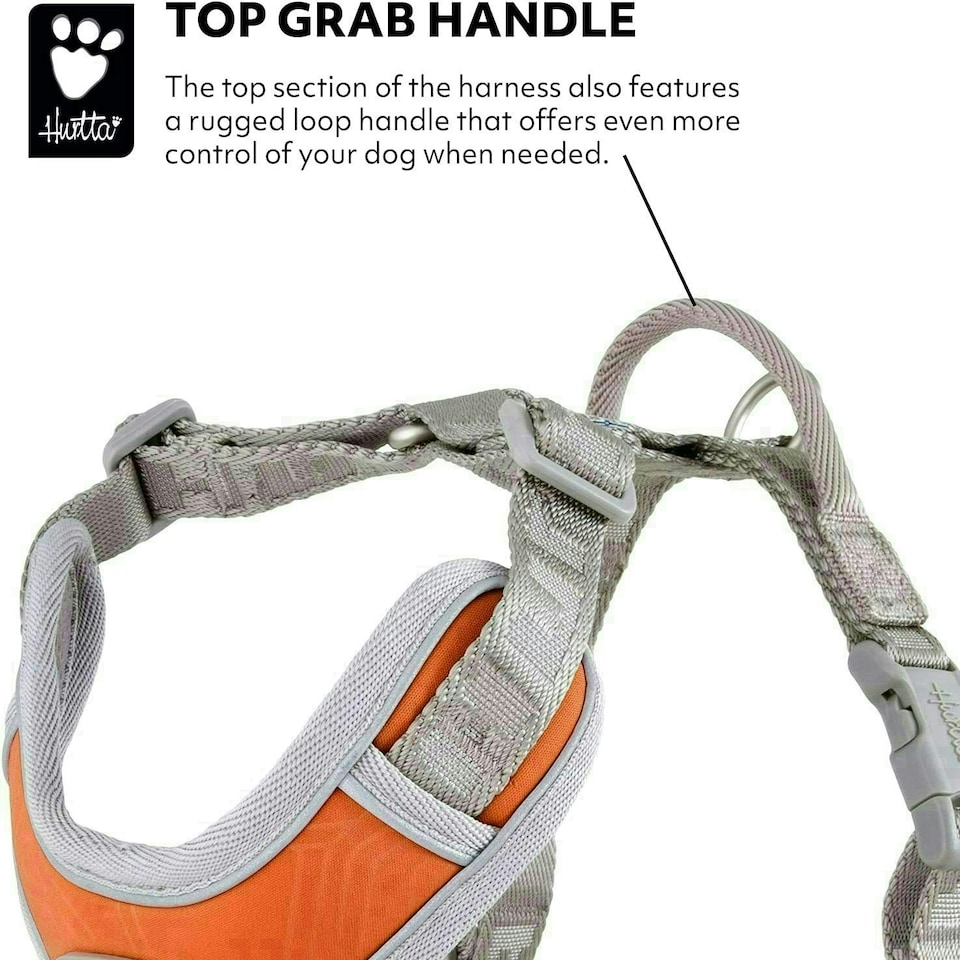 image 1 of Hurtta Venture No-Pull Dog Harness Buckthorn 24-32in