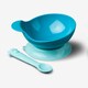 image 10 of Suction Base Baby Bowl & Spoon Set | Blue