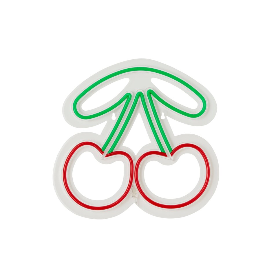 image 1 of ValueLights Cherries Neon Sign Deoration Wall Light | Multi