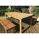 image 2 of Traditional Six Seater Table Set