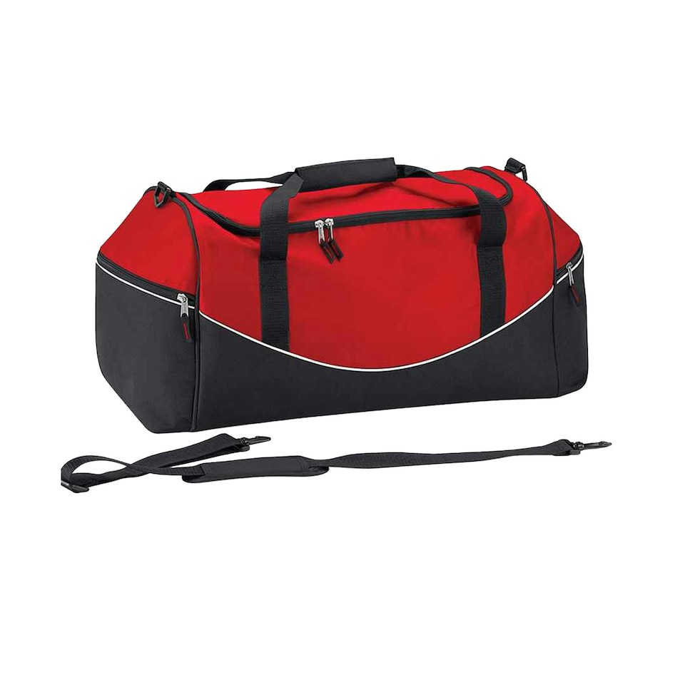 image 1 of Quadra Teamwear Holdall Duffle Bag (55 Litres) - Classic Red/Black/White - One Size | Multi | One Size