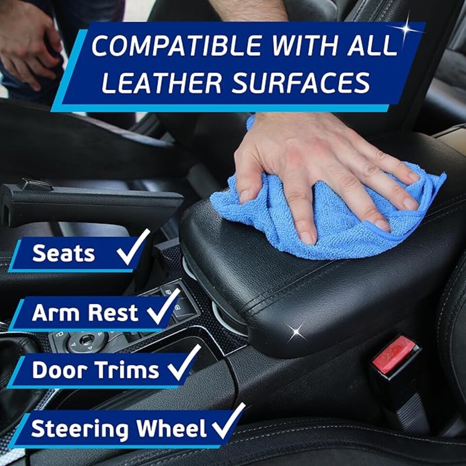 image 1 of Flash Car Care Leather Cleaner 3 x 500ml