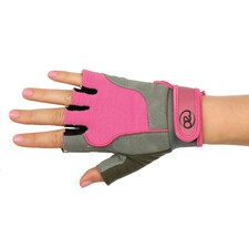 Fitness Mad Womens/Ladies Cross Training Gloves - Pink/Grey - S