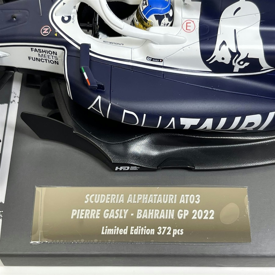 image 1 of Pierre Gasly Alpha Tauri Bahrain GP 2022 1:18 Scale Minichamps 117220110