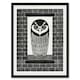 image 1 of Ringuil Owl Bird on a Window De Mesquita Framed Wall Art Print 12X16"