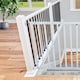 image 9 of Safetots Simply Secure Wooden Gate, 72cm - 79cm, White, Wooden Stair Gate, Screw Fit Baby Gate, Safety Barrier