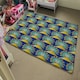image 4 of Egyptian style motif (Rug) Blue | Small: 60x110cm