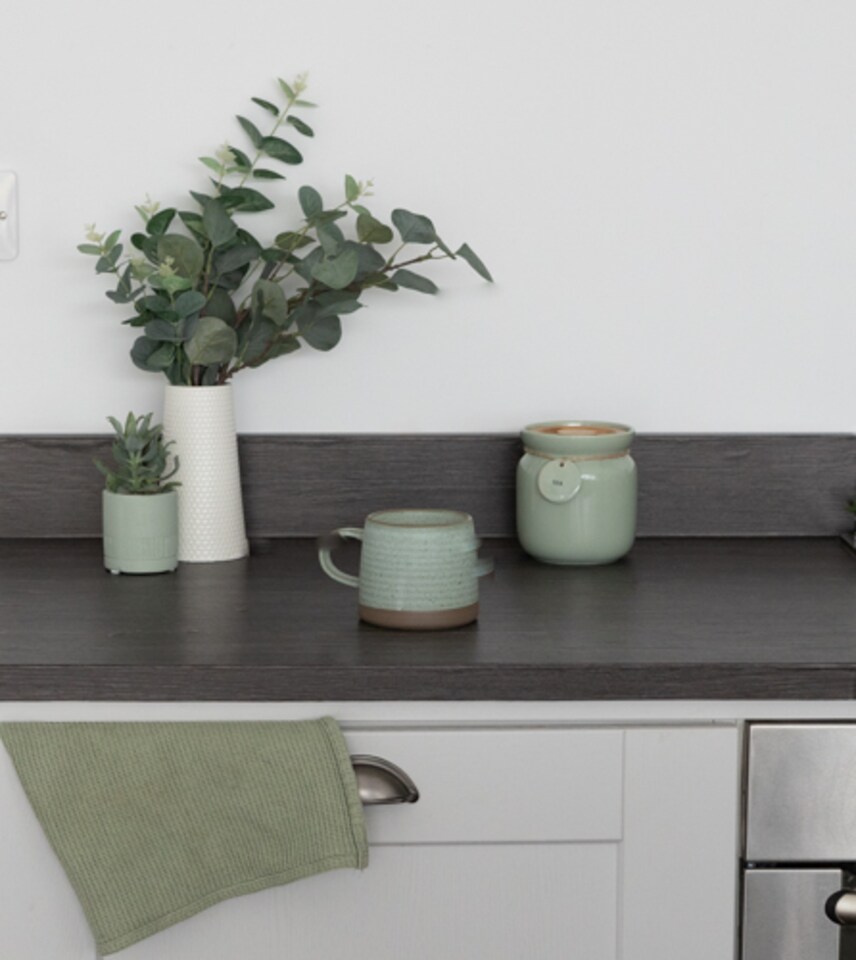 image 1 of Sticky Back Plastic Oak Sheffield Umbra Wood Effect Kitchen Self-adhesive Vinyl Wrap for Cupboards, Doors and Worktops 90cm x 15m - d-c-fix