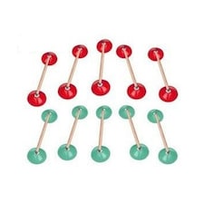 Precision Speed Agility Cones Set - Blue/Red - One Size