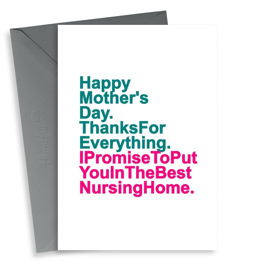 image 1 of Cheeky Nursing Home Mother's Day Card For Mum