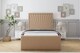 image 1 of Sloomy Somerset Latte Dumfries Deep-Sided Bed Frame With 50" Upholstered Headboard 5' King
