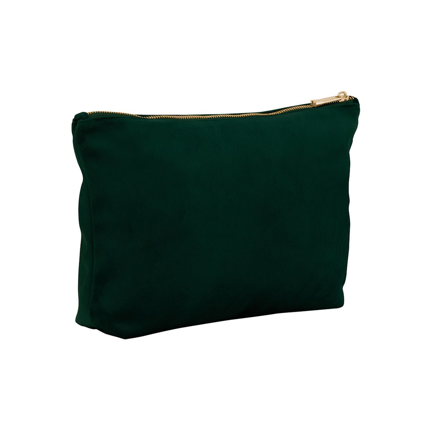 Bagbase Velvet Accessory Bag Green Dark Emerald L 1