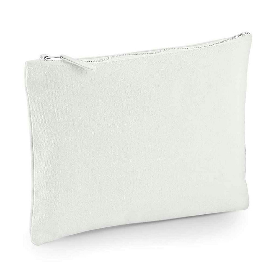 Westford Mill Canvas Accessory Bag - Off White - 22.5cm x 16cm Cream