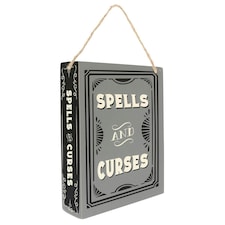 Something Different Spells And Curses Hanging Sign - Grey - One Size