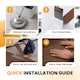image 7 of NOVECRAFTO Self Adhesive Vinyl Floor Planks – Peel & Stick Flooring – Brown Wood Effect – Easy DIY Installation – Durable & Waterproof Tiles | Brown | 2.78 sqm
