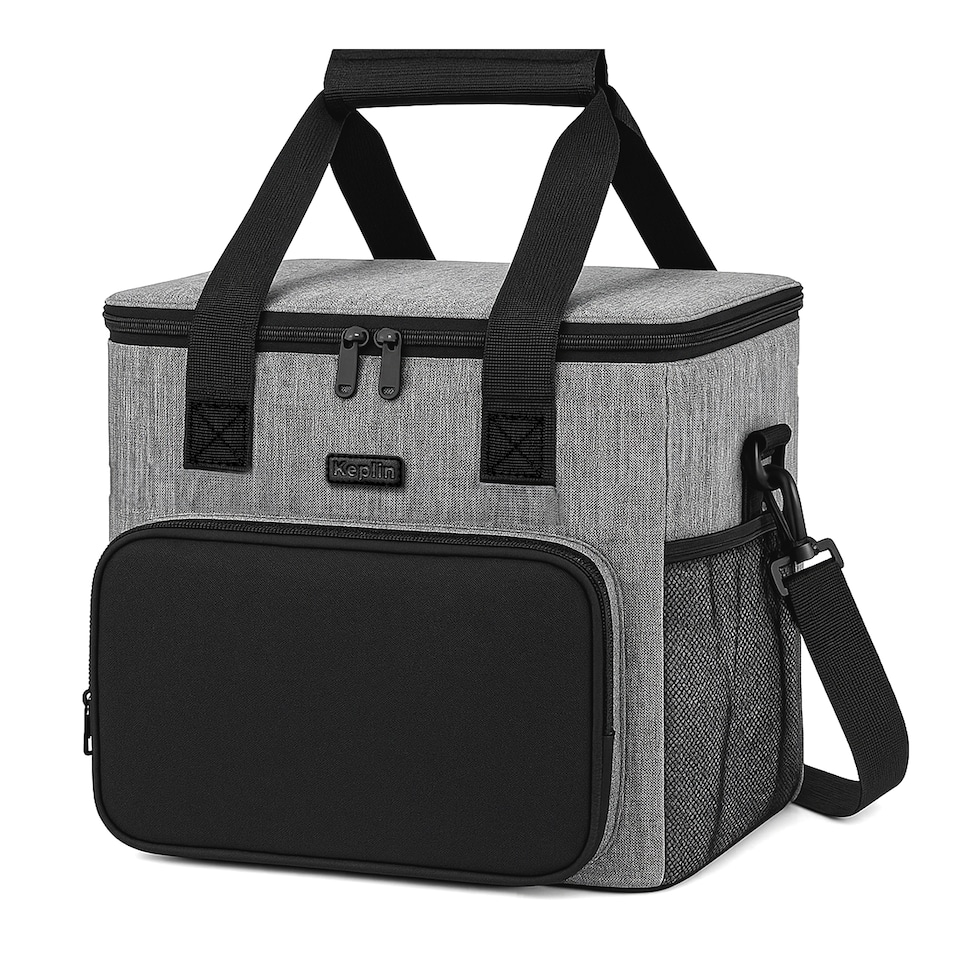 image 1 of Keplin Insulated Cooler Bag with Freezer Block Waterproof and Leak Resistant