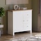 image 1 of Vida Designs Arlington 3 Drawer 1 Door Sideboard Shaker Buffet Cabinet Storage, White & Oak | White | White & Oak | 1