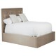 image 4 of Interiors By Premier Practical Mink Velvet Kingsize Ottoman Bed, Elegant Velvet Bed For Bedroom, Compact Diamont Tufted Bed