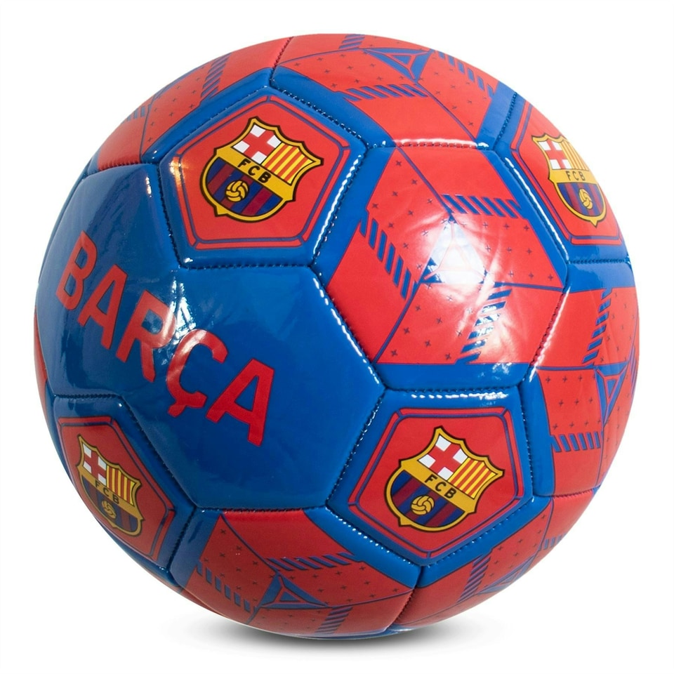 image 1 of Barcelona Size 3 Crest Ball 2022 Blue