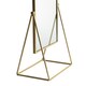 image 4 of Harbour Housewares 2pc Dressing Table Mirror Set - 2 Sizes - Gold - Makeup Mirror Bathroom Mirror Vanity Mirror Tabletop Mirror | Gold | Gold | L - 50 x 32 x 16.5 CM | S - 39 x 22 x 15 CM | 2