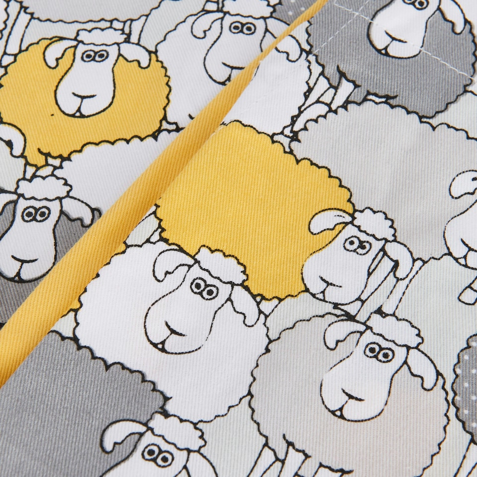 image 1 of KitchenCraft Apron Grey Sheep Cotton | Grey | 1