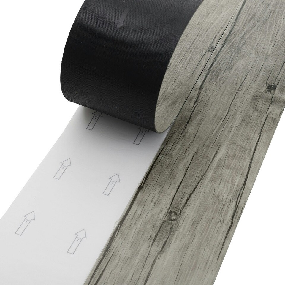 image 1 of Living and Home Country Style Wood Effect Flooring Plank Self-Adhesive 36Pcs | Grey