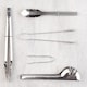 image 3 of Just The Thing Stainless Steel Salad Tongs