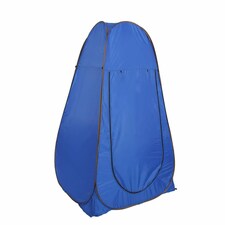 Portable Pop Up Toilet Tent Instant Foldable Camping Privacy Shower Changing Tent - Blue