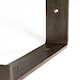 image 2 of Hammer & Tongs Scaffold Board Iron Shelf Bracket - D235mm - Raw