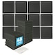 image 1 of Harbour Housewares Square Foam Acoustic Panels - 2.5 x 30 x 30cm - Black - Pack of 48 Black