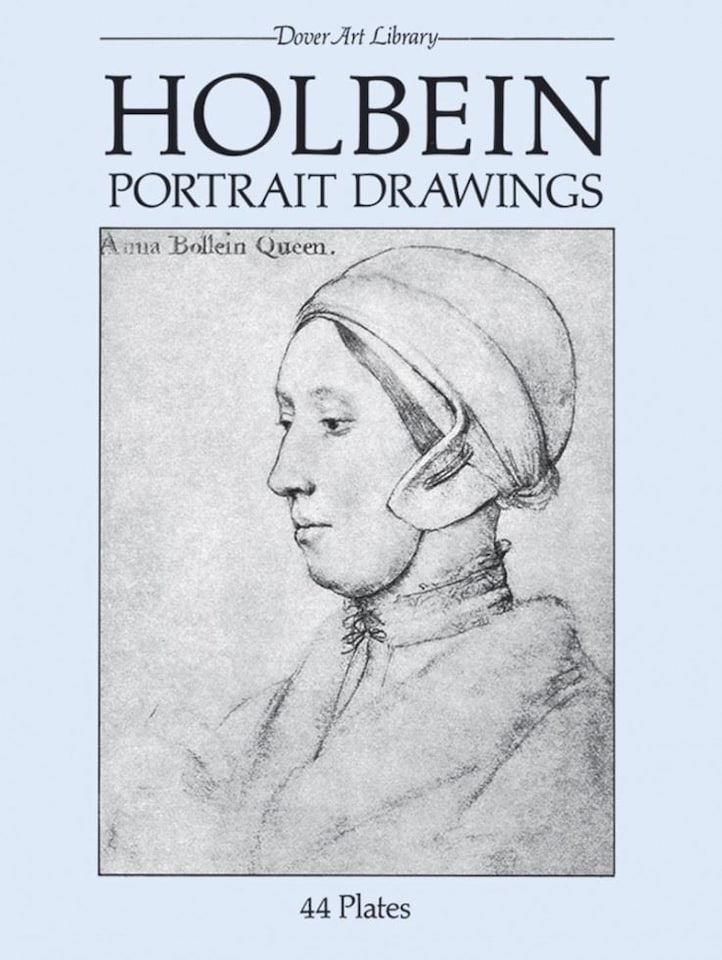 Holbein Portrait Drawings by Hans Holbein  - Dover Fine Art, History of Art