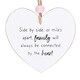 image 3 of Something Different Family Is... Heart Hanging Sentiment Sign - White - One Size