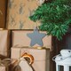 image 4 of Nicola Spring Slate Christmas Tree Decorations - 7 x 7.5cm - Star - Pack of 6