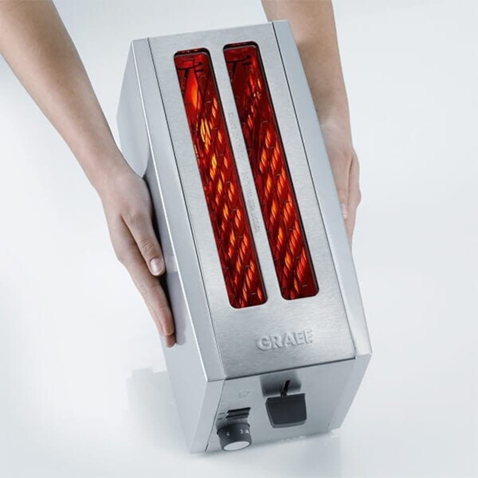 image 1 of Graef Stainless Steel 4 Slice Toaster
