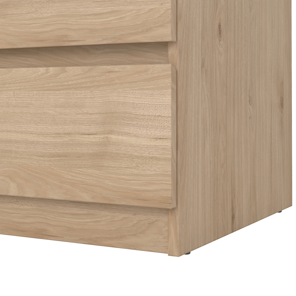image 1 of Naia Chest of 3 Drawers in Jackson Hickory Oak