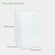 image 5 of Willow WU48FC4W 80L Under Counter Fridge with 4* Ice Box White