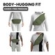 image 4 of CabinZero Bum Bag 2L, Anti-Theft RFID Blocking Travel Hip Pack | Green | Georgian Khaki