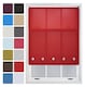 image 1 of FURNISHED Daylight Roller Blind Made to Measure with Chome Round Eyelets | Red | Red | (W) 150cm x (L) 210cm