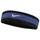 image 1 of Nike Swoosh Stretch Headband - Black/Blue/White - One Size Black