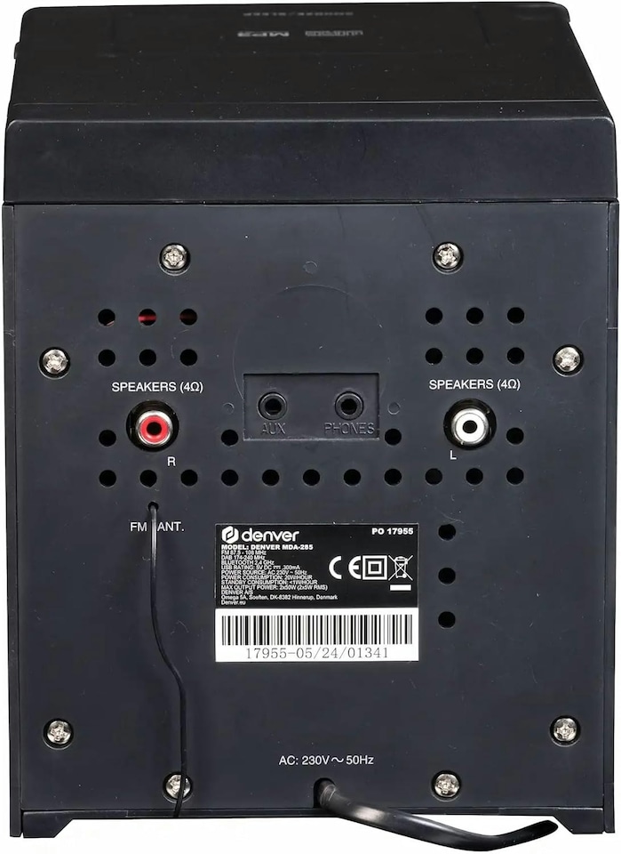 image 1 of CD Player for Home Mini Hifi System - DAB Radio with CD Player, Hi Fi music System with Bluetooth Stereo System, USB & Remote