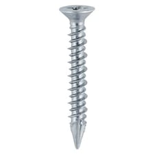Timco - Window Fabrication Screws - Countersunk - PH - High-Low Thread - Slash Point - Zinc (Size 4.3 x 40 - 1000 Pieces)